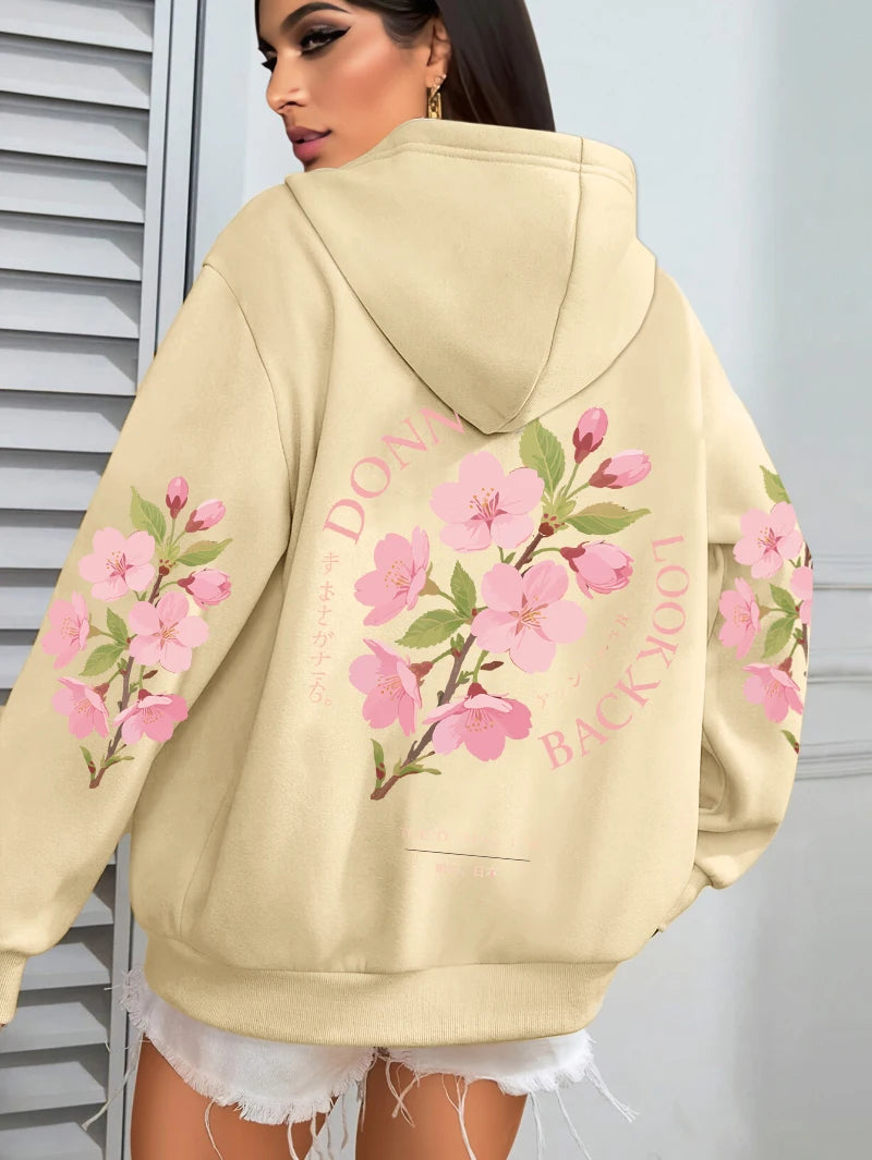 Sutil y elegante Sudadera con capucha