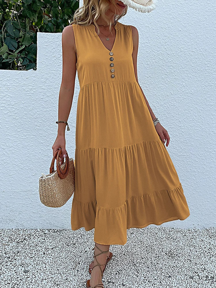 Fresco y casual Vestido