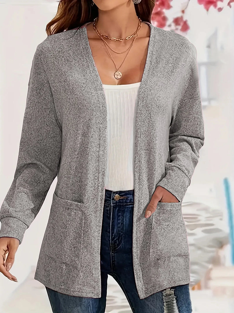 Fresco y femenino Chaqueta de punto