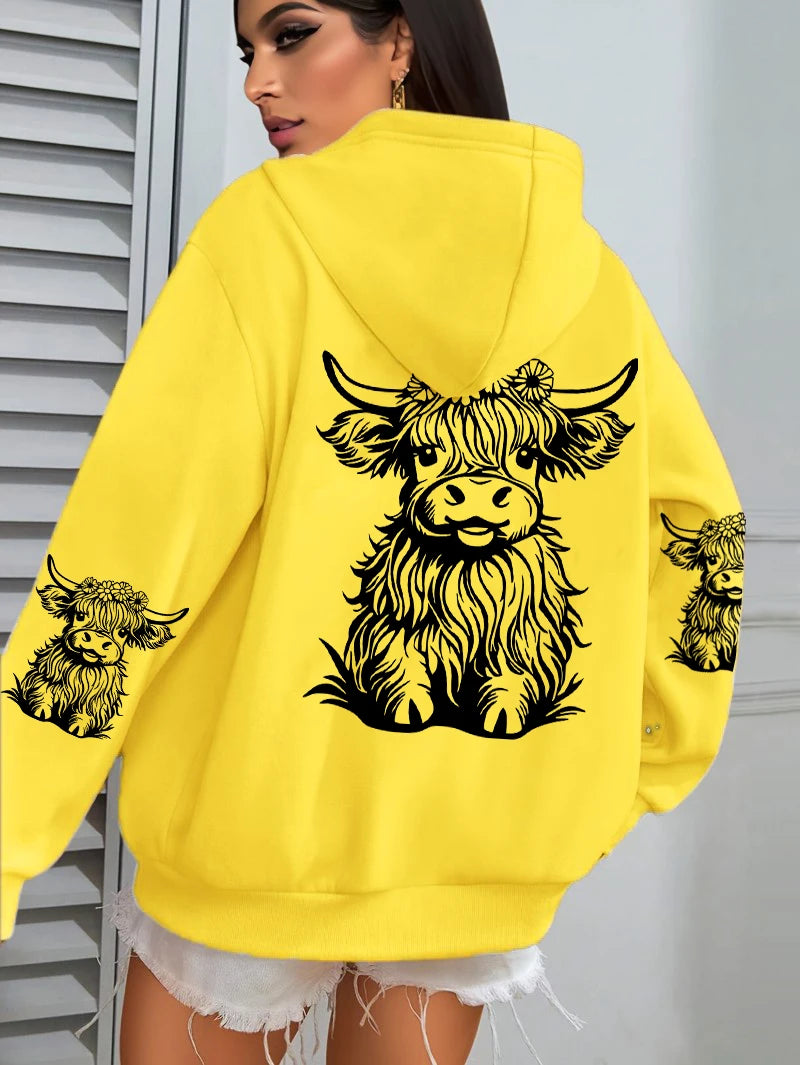 Lujoso y elegante Sudadera con capucha