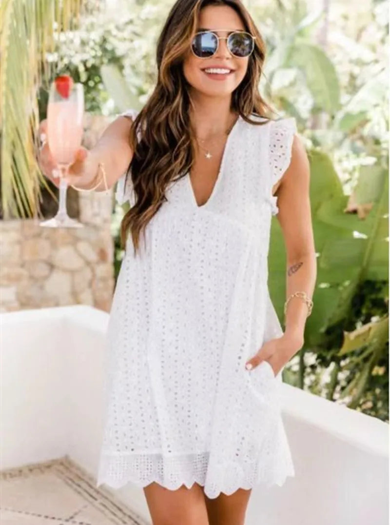 Fresco y casual Vestido