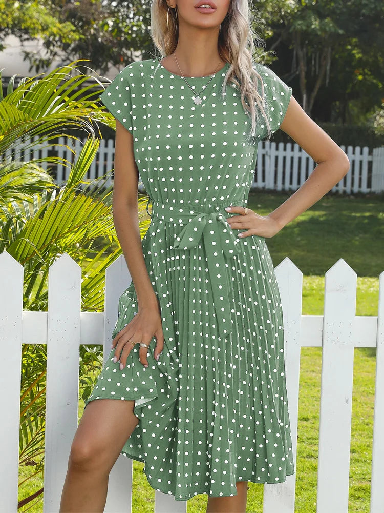 Fresco y femenino Vestido