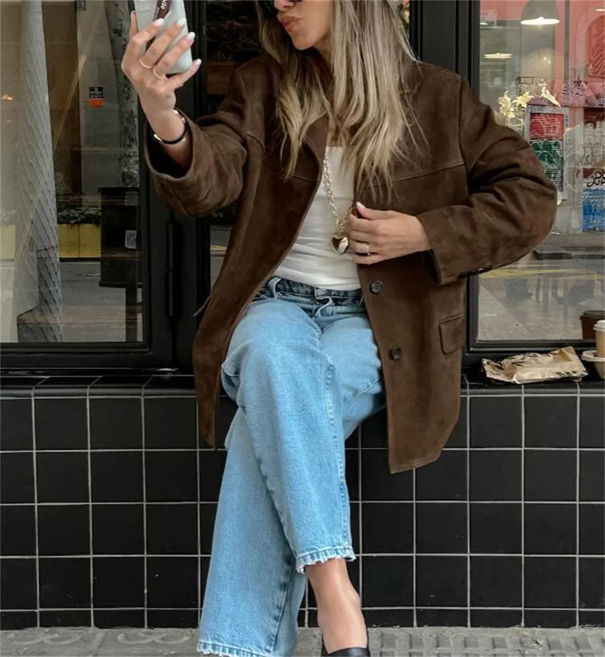 Chaqueta de diseño cuidado