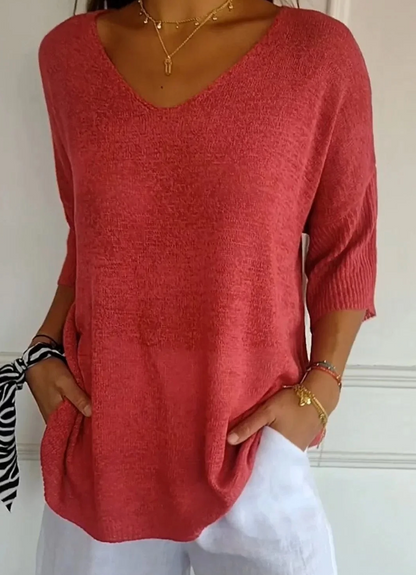 KL | Camisa con mangas semilargas