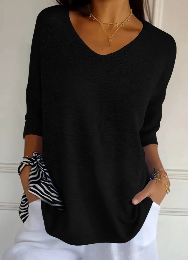 KL | Camisa con mangas semilargas