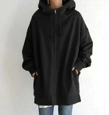 CM | Sudadera de invierno con cremallera para mujer