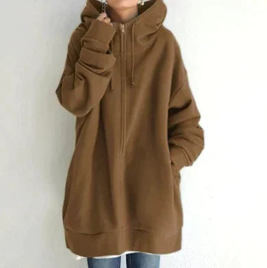 CM | Sudadera de invierno con cremallera para mujer