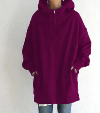 CM | Sudadera de invierno con cremallera para mujer