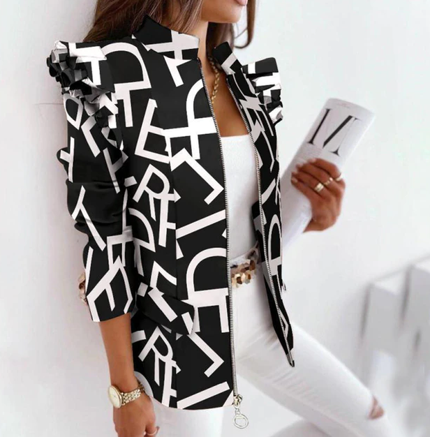 CM | FashionBlazer™: americana informal y elegante para mujer