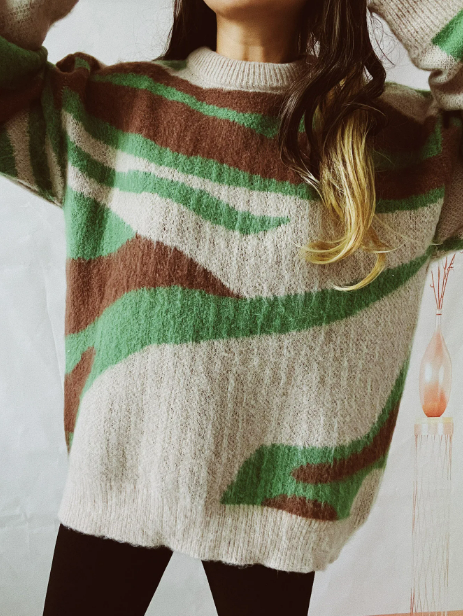 Suéter vintage clásico
