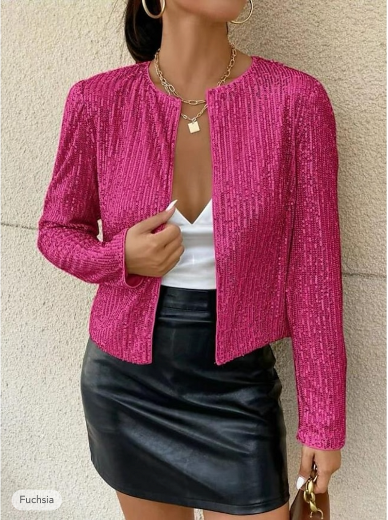 CM | Blazer de purpurina único