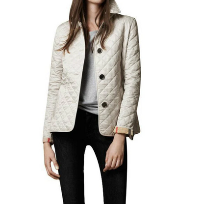 CM | la elegante chaqueta slim-fit de seda-algodón