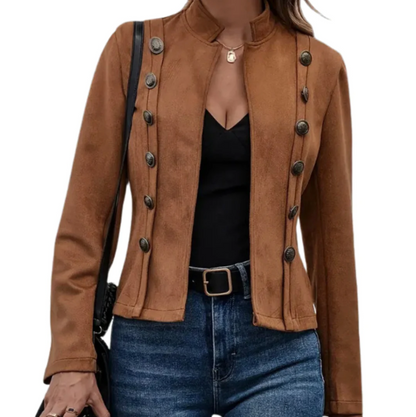 CM | elegante chaqueta cruzada de señora