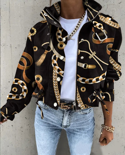 Vibrante y único Chaqueta