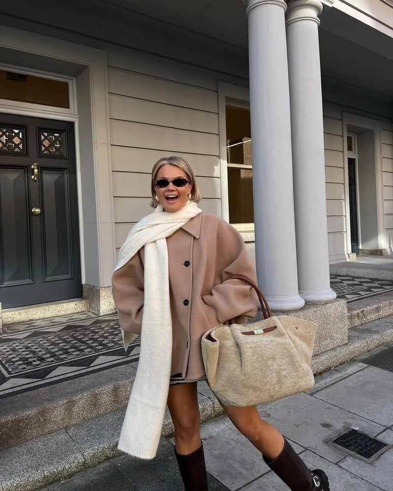 CM | elegante chaqueta oversize de calle