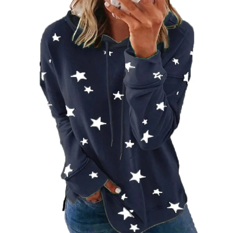 Fresco y casual Sudadera con capucha