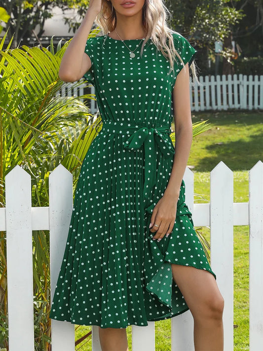 Fresco y femenino Vestido