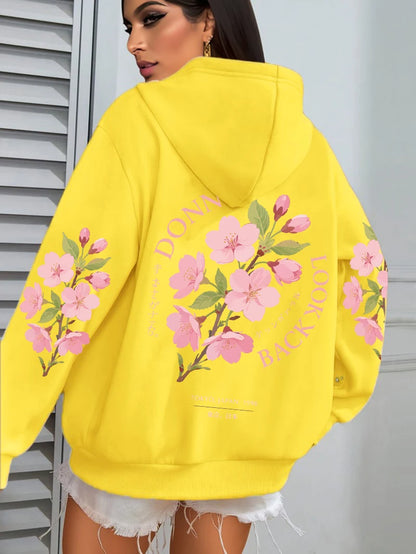 Sutil y elegante Sudadera con capucha