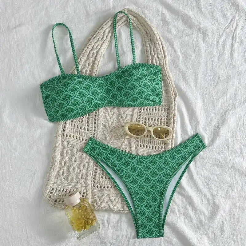 Beautifully Finished Bathing Suit in a Timeless Design