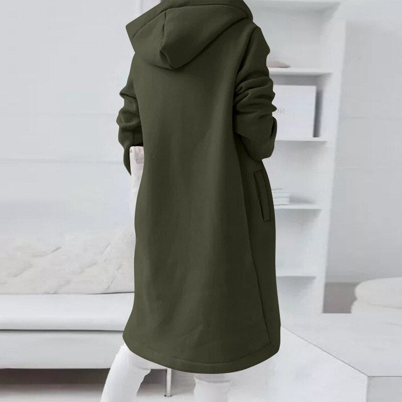 CM | Chaqueta de longitud media con capucha