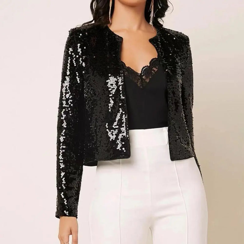 CM | elegante blazer de lentejuelas