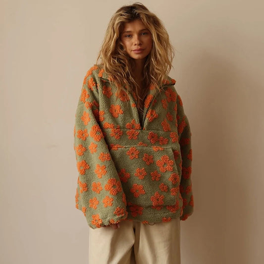 Suave y sofisticado Sudadera con capucha