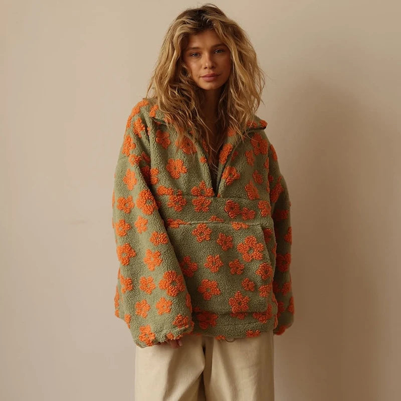 Suave y sofisticado Sudadera con capucha