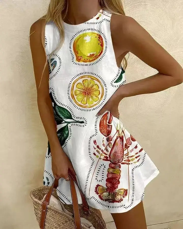 Fresco y casual Vestido