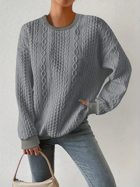CM | Sudadera de cuello redondo y manga larga