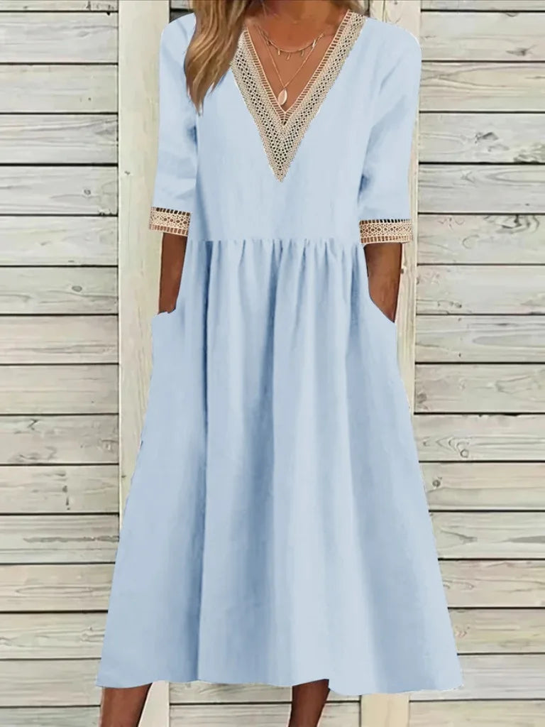 Fresco y femenino Vestido