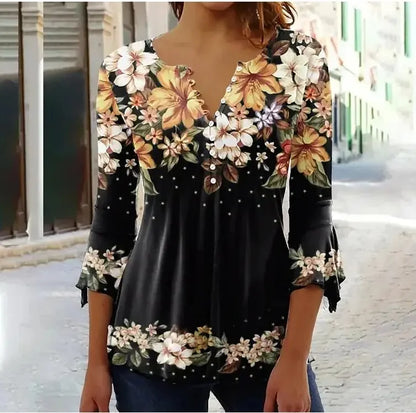 Fresco y femenino Camisa