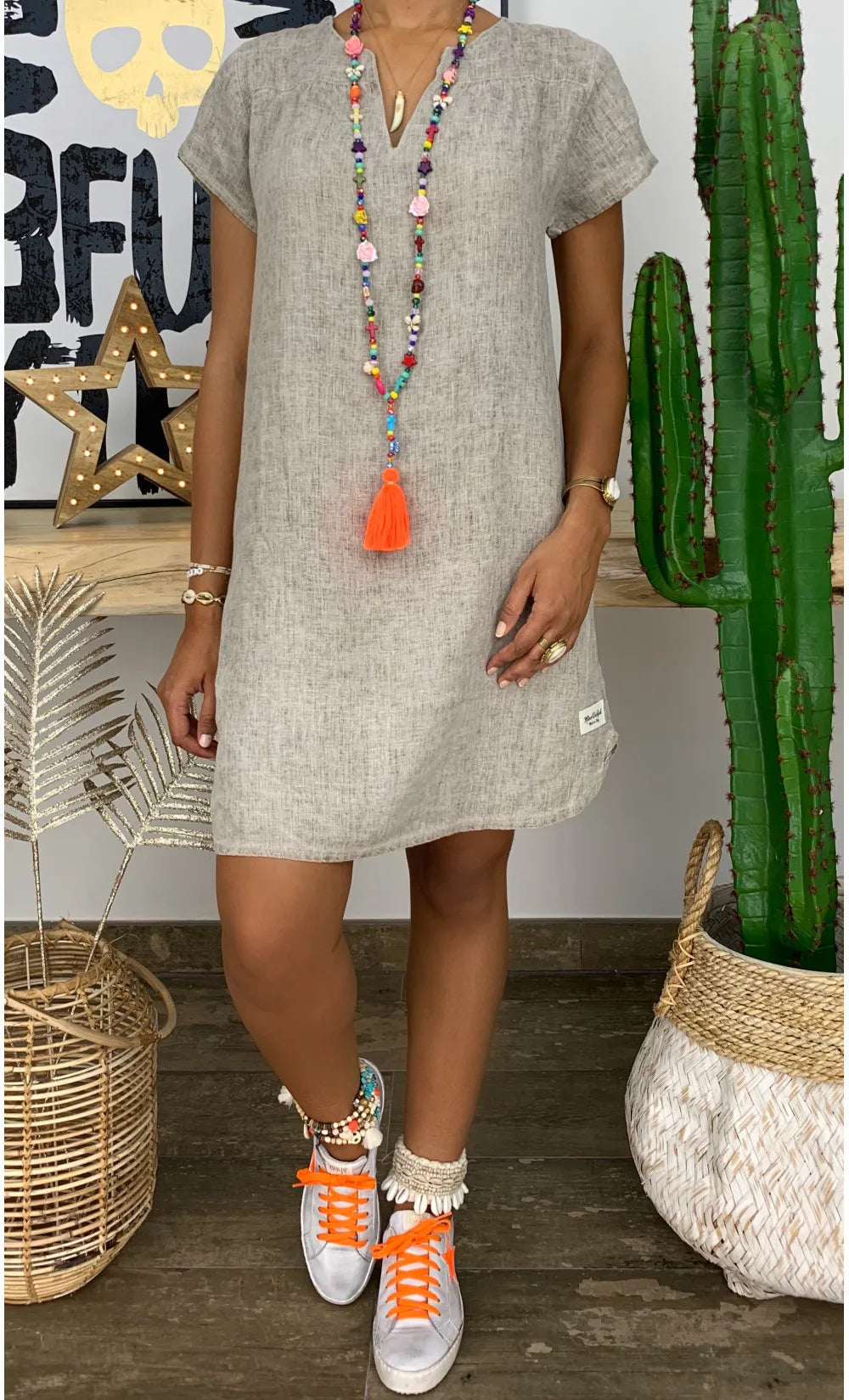 Moderno y minimalista Vestido