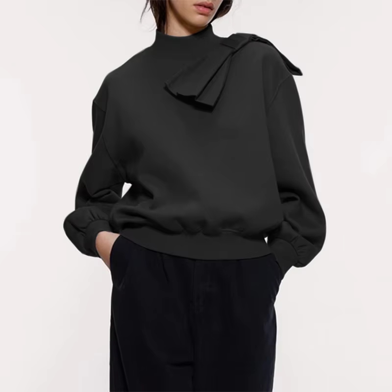 CM | Sudadera elegante con lazo