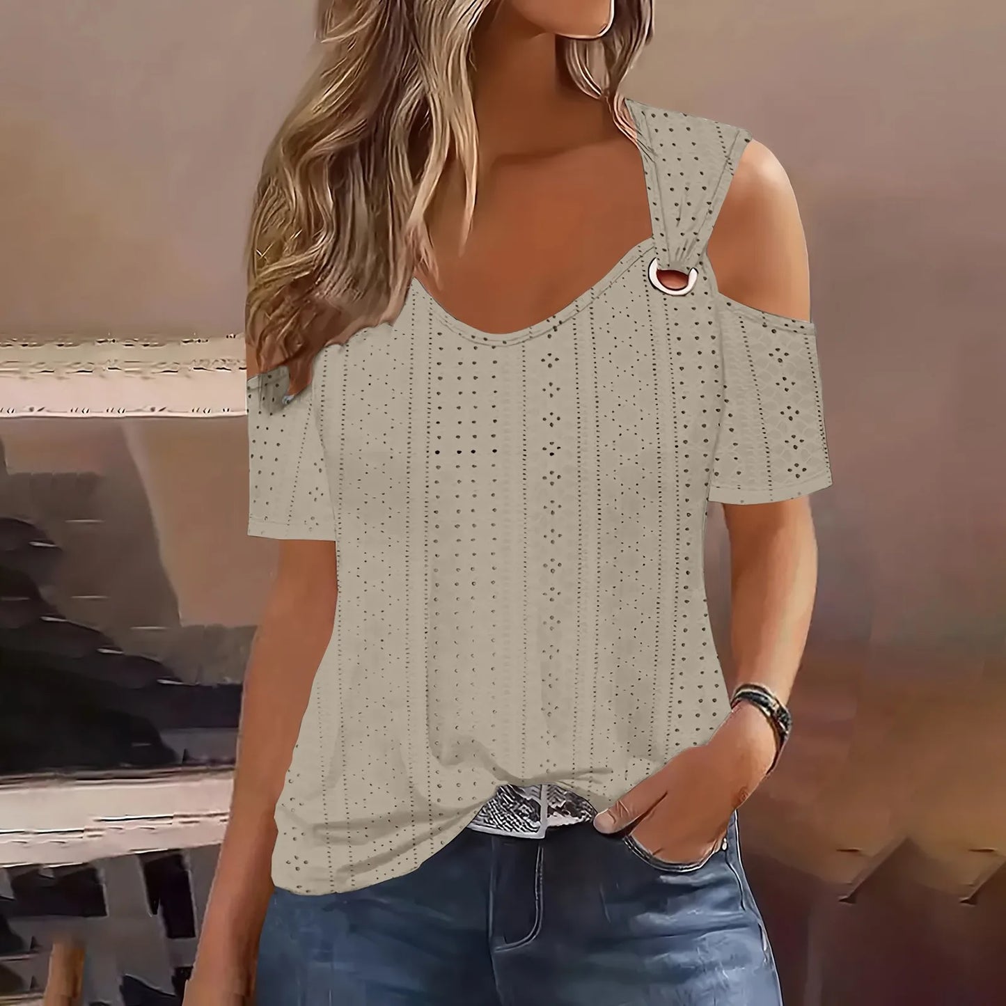 Fresco y casual Blusa
