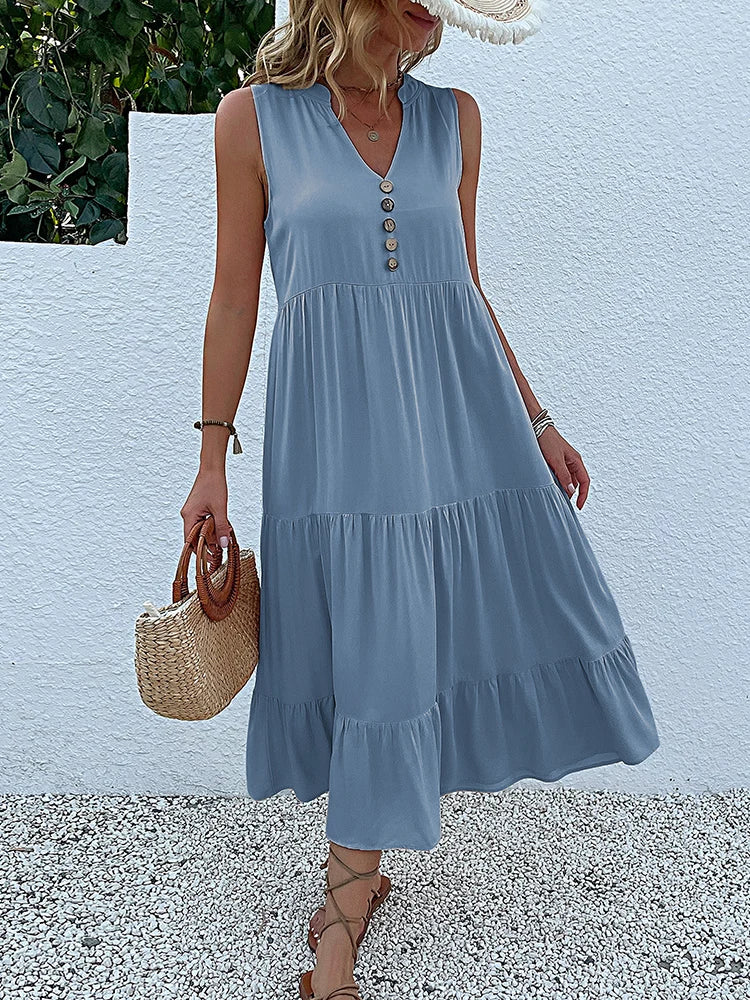 Fresco y casual Vestido