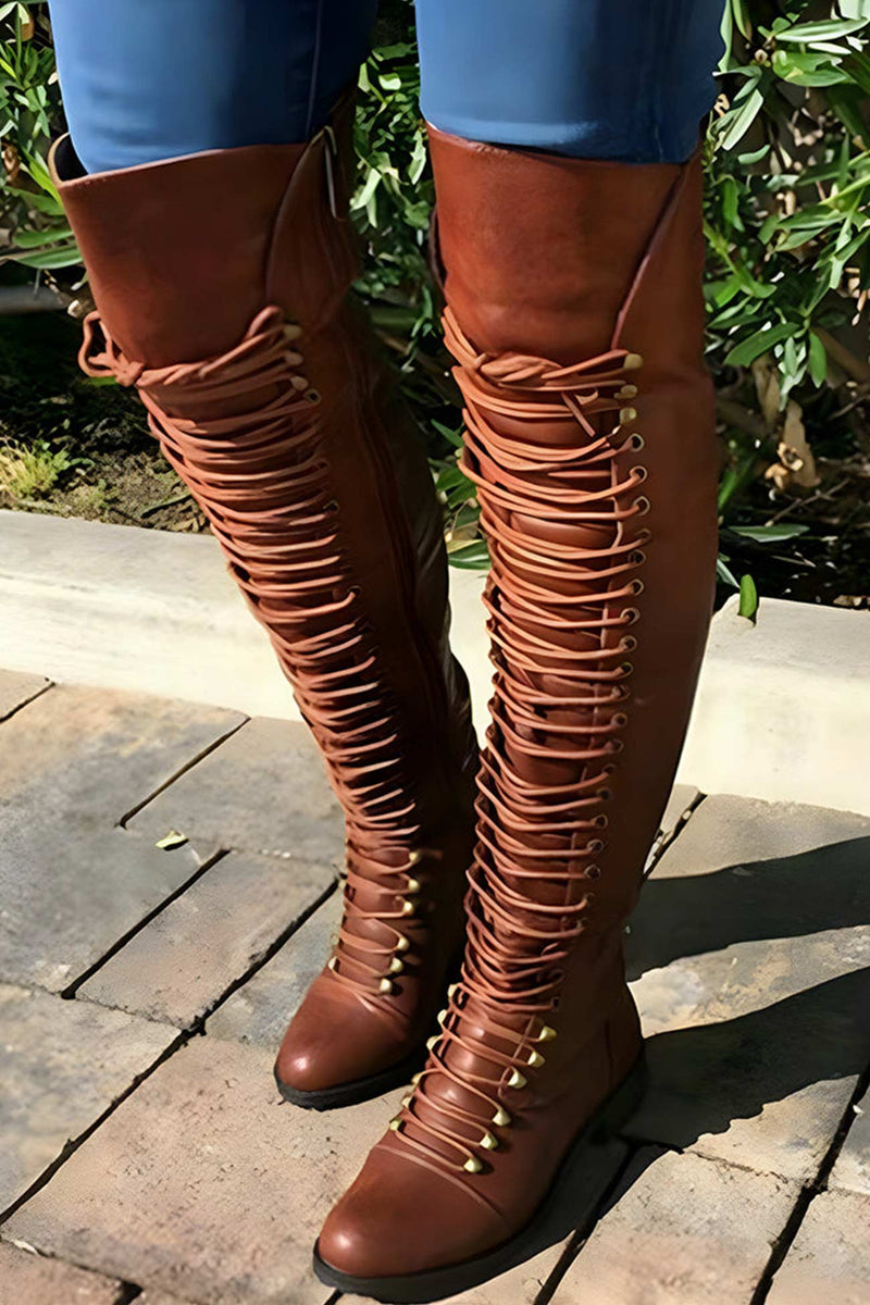 CM | Botas ortopédicas casuales con cordones
