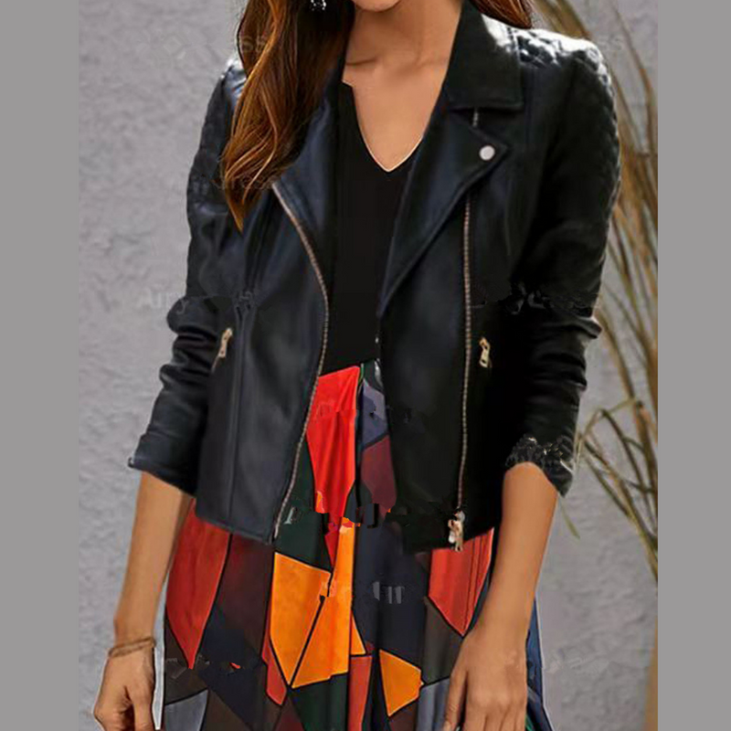 CM | LeahsJacket I Chaqueta de cuero para mujer