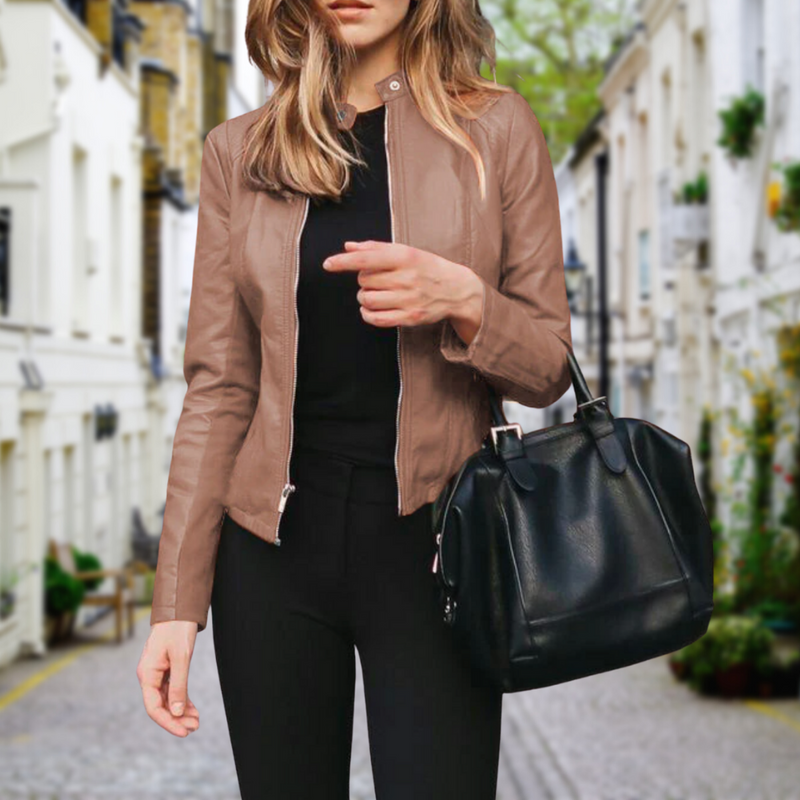 CM | Elegante chaqueta con cremallera para mujer