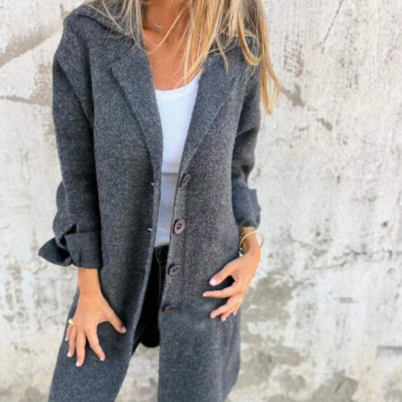 CM | Abrigo largo chic para mujer