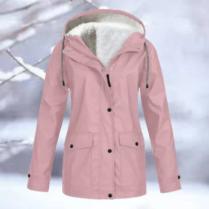 CM | Chaqueta impermeable con capucha, de alta calidad y preparada para la montaña