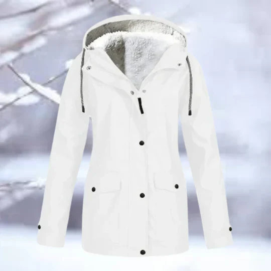 CM | Chaqueta impermeable con capucha, de alta calidad y preparada para la montaña