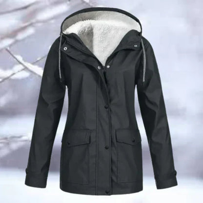 CM | Chaqueta impermeable con capucha, de alta calidad y preparada para la montaña