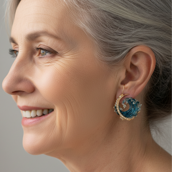 Pendiente clásico con encanto atemporal