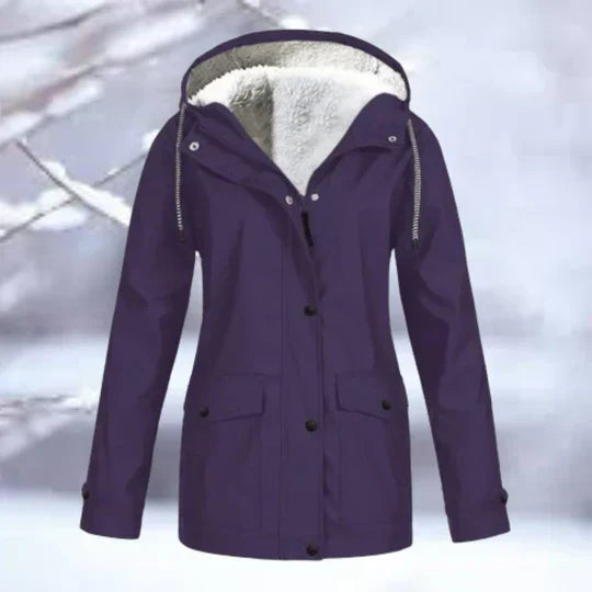 CM | Chaqueta impermeable con capucha, de alta calidad y preparada para la montaña