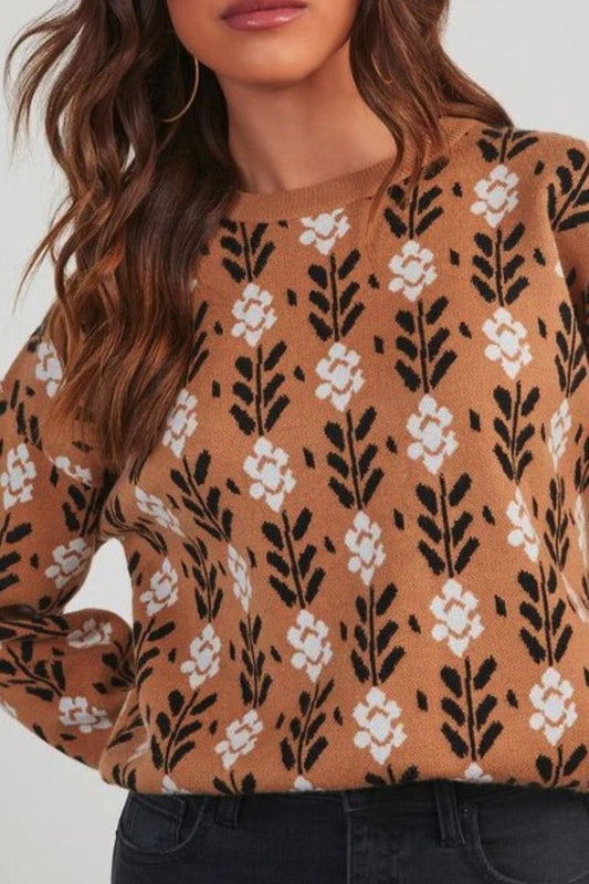 Suéter de inspiración vintage