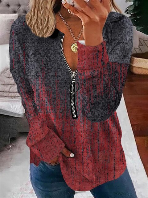 CM | Jersey con estampado floral de aspecto vintage