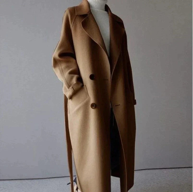 JO | Abrigo largo de lana para mujer