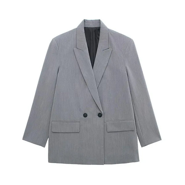 CM | elegante blazer de manga larga con un diseño estructurado