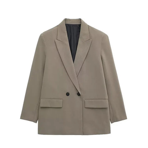 CM | elegante blazer de manga larga con un diseño estructurado