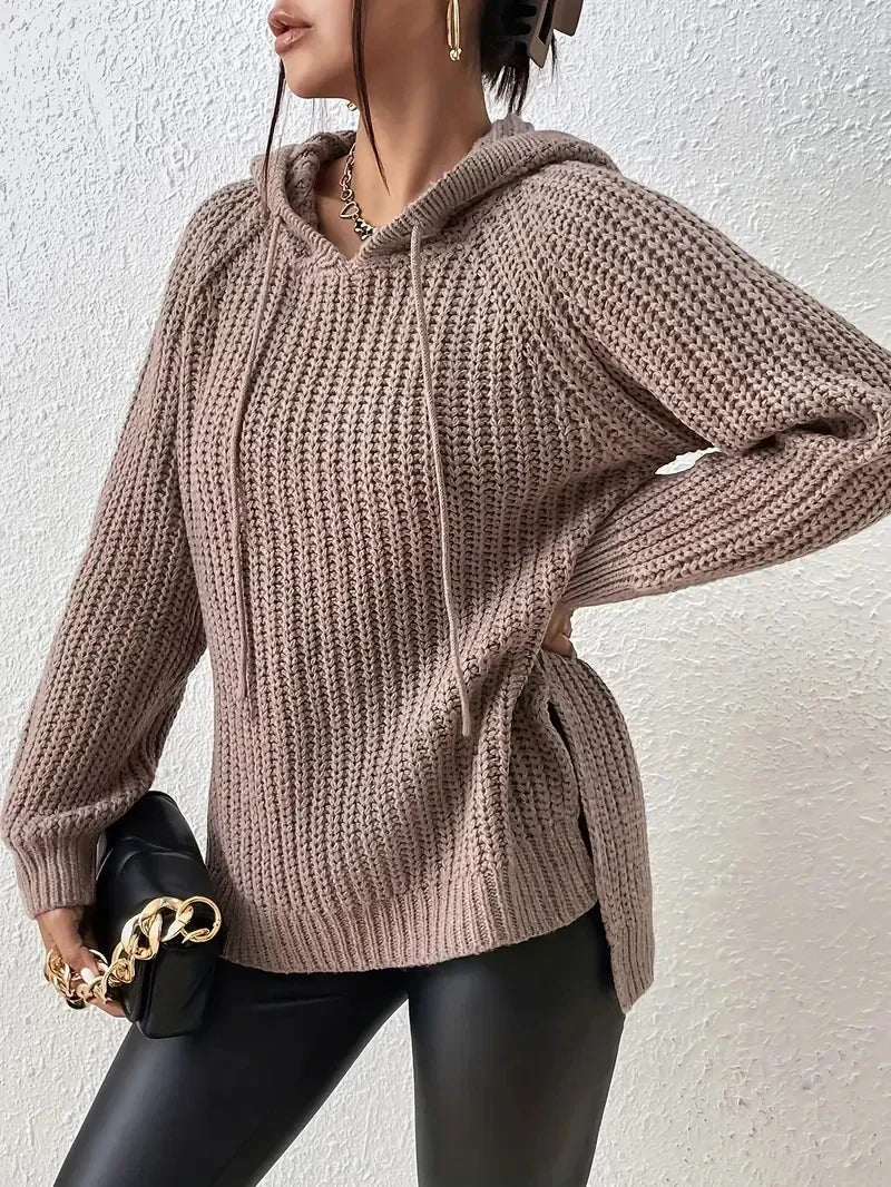 CM | MW - Sudadera informal de punto con capucha